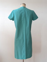 Charger l'image dans la galerie, 1960s - Adorable Turquoise White Dress
