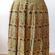 Charger l'image dans la galerie, 1960s - Does 30s 40s Rayon Silk Dress - W29 (74cm)
