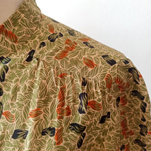 Charger l'image dans la galerie, 1960s - Does 30s 40s Rayon Silk Dress - W29 (74cm)