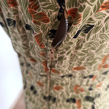 Charger l'image dans la galerie, 1960s - Does 30s 40s Rayon Silk Dress - W29 (74cm)