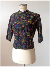 Load image into Gallery viewer, 1960s - Fabulous Abstract Cotton Top - Sz. M