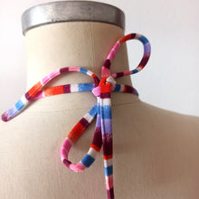 Load image into Gallery viewer, 1970s - GADGING - Superb Striped Summer Dress - W30 (76cm)