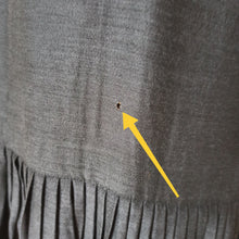 Charger l'image dans la galerie, 1960s - DMK, Berlin - Superb Iron Grey Dress - W28.5 (72cm)