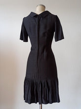 Charger l'image dans la galerie, 1960s - DMK, Berlin - Superb Iron Grey Dress - W28.5 (72cm)