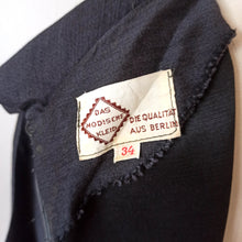Charger l'image dans la galerie, 1960s - DMK, Berlin - Superb Iron Grey Dress - W28.5 (72cm)