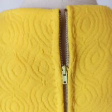 Load image into Gallery viewer, 1960s - Fabulous Yellow Textured Dress - W32 (82cm)