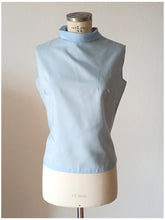 Load image into Gallery viewer, 1960s - FAY - Sweet Baby Blue Blouse - Size 40