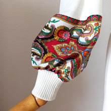 Laden Sie das Bild in den Galerie-Viewer, 1970s - RAWE RHEDA, Germany - Delightful Balloon Sleeves Dress - Sz 40/42