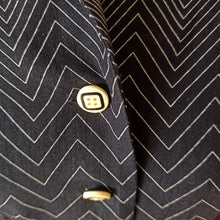 Carica l'immagine nel visualizzatore di Gallery, 1970s - HEROS - Black Optical Illusion Dress - Size 40