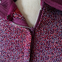 Carica l'immagine nel visualizzatore di Gallery, 1960s 1970s - Gorgeous Burgundy Flecked Dress - W30 (76cm)