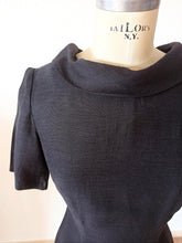 Charger l'image dans la galerie, 1960s - DMK, Berlin - Superb Iron Grey Dress - W28.5 (72cm)