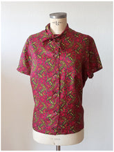 Load image into Gallery viewer, 1960s - TRICEL, Germany - Lovely Paisley Satin Blouse