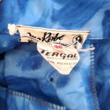Laden Sie das Bild in den Galerie-Viewer, 1960s - MA ROBE, France - Gorgeous Blue Dress - Sz 46