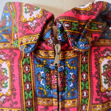 Load image into Gallery viewer, 1960s - ORIGINAL MATERNITY - Printed Cotton Blouse - Sz 38