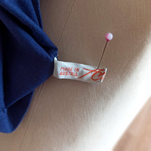 Charger l'image dans la galerie, 1960s - ANANN, Austria - Adorable Blue Cotton Blouse - Sz 44