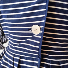 Load image into Gallery viewer, 1950s 1960s - DAHLMODELLER, Netherlands - Exquisite Striped Dress - W25 (64cm)