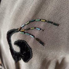 Carica l'immagine nel visualizzatore di Gallery, 1940s - Stunning Greyish Green Taffeta Dress - W28.5 (72cm)