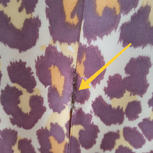 Load image into Gallery viewer, 1950s - BLANES, London - Stunning Leopard Satin Dress - W27.5 (70cm)