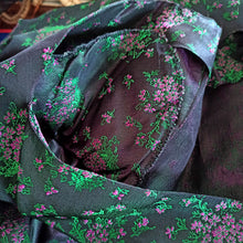 Cargar imagen en el visor de la galería, 1940s - SALENS, Stockholm - Stunning Green Floral Dress - W29 (74cm)