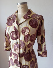 Charger l'image dans la galerie, 1950s - LOVE LINE CREAZIONI, Italy - Stunning Abstract Dress - W34 (86cm)