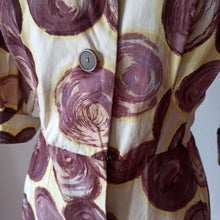 Charger l'image dans la galerie, 1950s - LOVE LINE CREAZIONI, Italy - Stunning Abstract Dress - W34 (86cm)
