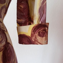 Charger l'image dans la galerie, 1950s - LOVE LINE CREAZIONI, Italy - Stunning Abstract Dress - W34 (86cm)