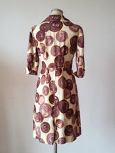 Charger l'image dans la galerie, 1950s - LOVE LINE CREAZIONI, Italy - Stunning Abstract Dress - W34 (86cm)