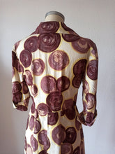 Charger l'image dans la galerie, 1950s - LOVE LINE CREAZIONI, Italy - Stunning Abstract Dress - W34 (86cm)