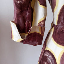 Charger l'image dans la galerie, 1950s - LOVE LINE CREAZIONI, Italy - Stunning Abstract Dress - W34 (86cm)