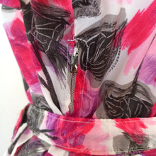 Charger l'image dans la galerie, 1950s 1960s - FRANCE - Stunning Roseprint Dress - W28 (71cm)