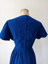 Charger l'image dans la galerie, 1950s 1960s - HORN, Bremen - Gorgeous Blue Dress - W31 (78cm)