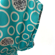 Charger l'image dans la galerie, 1940s 1950s - Fabulous Turquoise Rayon Blouse - Sz 46