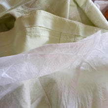 Charger l'image dans la galerie, 1950s 1960s - Adorable Light Lime Linen Dress - W26 (66cm)