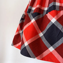 Charger l'image dans la galerie, 1950s - Spectacular Plaid Cotton Dress - W27 (68cm)