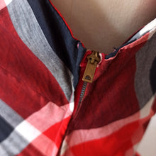 Charger l'image dans la galerie, 1950s - Spectacular Plaid Cotton Dress - W27 (68cm)