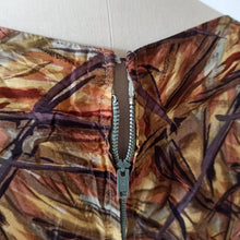 Charger l'image dans la galerie, 1950s 1960s - Gorgeous Abstract Stin Silk Dress - W28.5 (72cm)