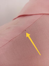 Charger l'image dans la galerie, 1940s - Delicious Pink Linen Pleated Dress - W35 (88cm)