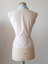 Charger l'image dans la galerie, 1940s 1950s - Adorable Embroidered Cotton Blouse - W28.5 (72cm)