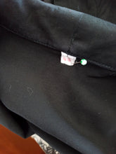 Charger l'image dans la galerie, 1950s 1960s - Black Embroidery Cotton Blouse - Sz 48