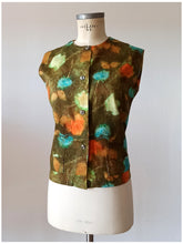 Charger l'image dans la galerie, 1960s - Cute Abstract Cotton Top - Sz 38