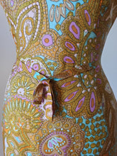 Carica l'immagine nel visualizzatore di Gallery, 1960s - Gorgeous Satin Silk Dress - W31 (80cm)