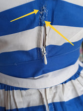 Charger l'image dans la galerie, 1950s - Iconic Spaghetti Straps Pockets Cotton Dress - W26 (66cm)