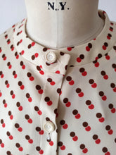 Charger l'image dans la galerie, 1960s - Cute Dotted Dress - W31 (80cm)