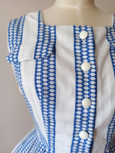 Charger l'image dans la galerie, 1950s - Soft Barkcloth Dress - W26 (66cm)