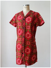 Load image into Gallery viewer, 1960s - SPITZEN FABRIKAT, Germany - Home-work Cotton Dress - Sz 42