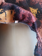 Charger l'image dans la galerie, 1950s 1960s - Abstract Crepe Blouse - Sz 46