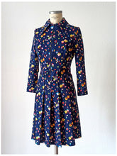 Charger l'image dans la galerie, 1960s - Cute Front Zipper Floral Dress - W31 (80cm)