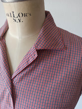 Charger l'image dans la galerie, 1960s - Cotton Blouse - Sz 46