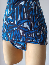 Charger l'image dans la galerie, 1950s - JEAN CANADA, Paris - Cotton Swimsuit - Sz 42