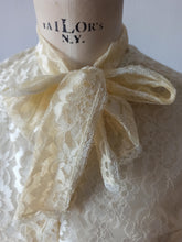 Load image into Gallery viewer, 1960s - Nylon Lace Blouse - Sz 44